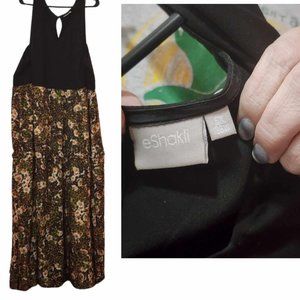 sleeveless floral dress eshakti